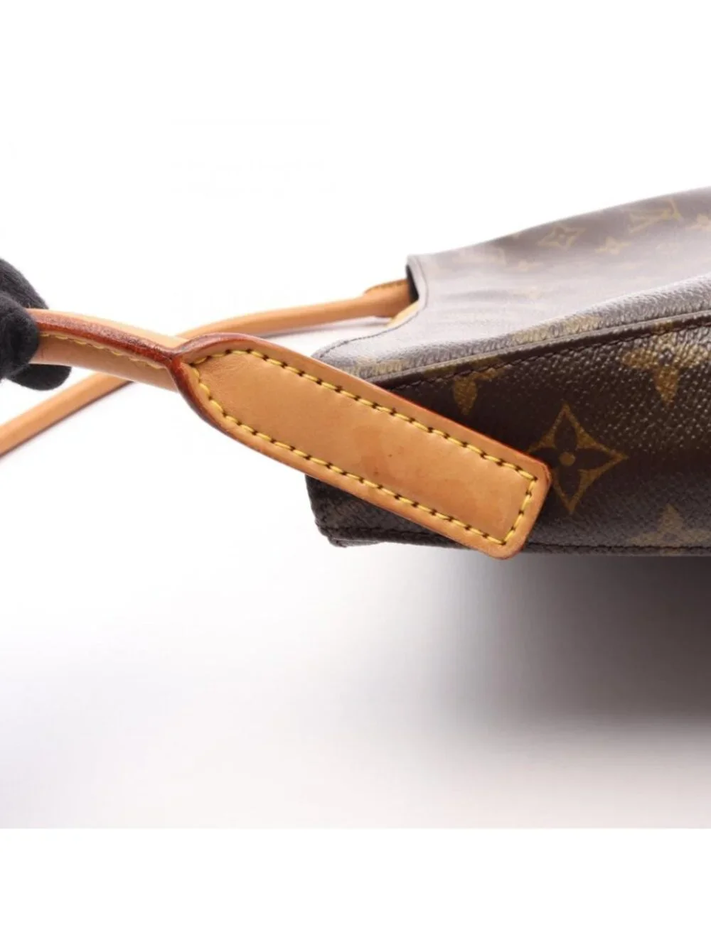 Louis Vuitton Shoulder Bag Looping GM Monogram Canvas Leather
